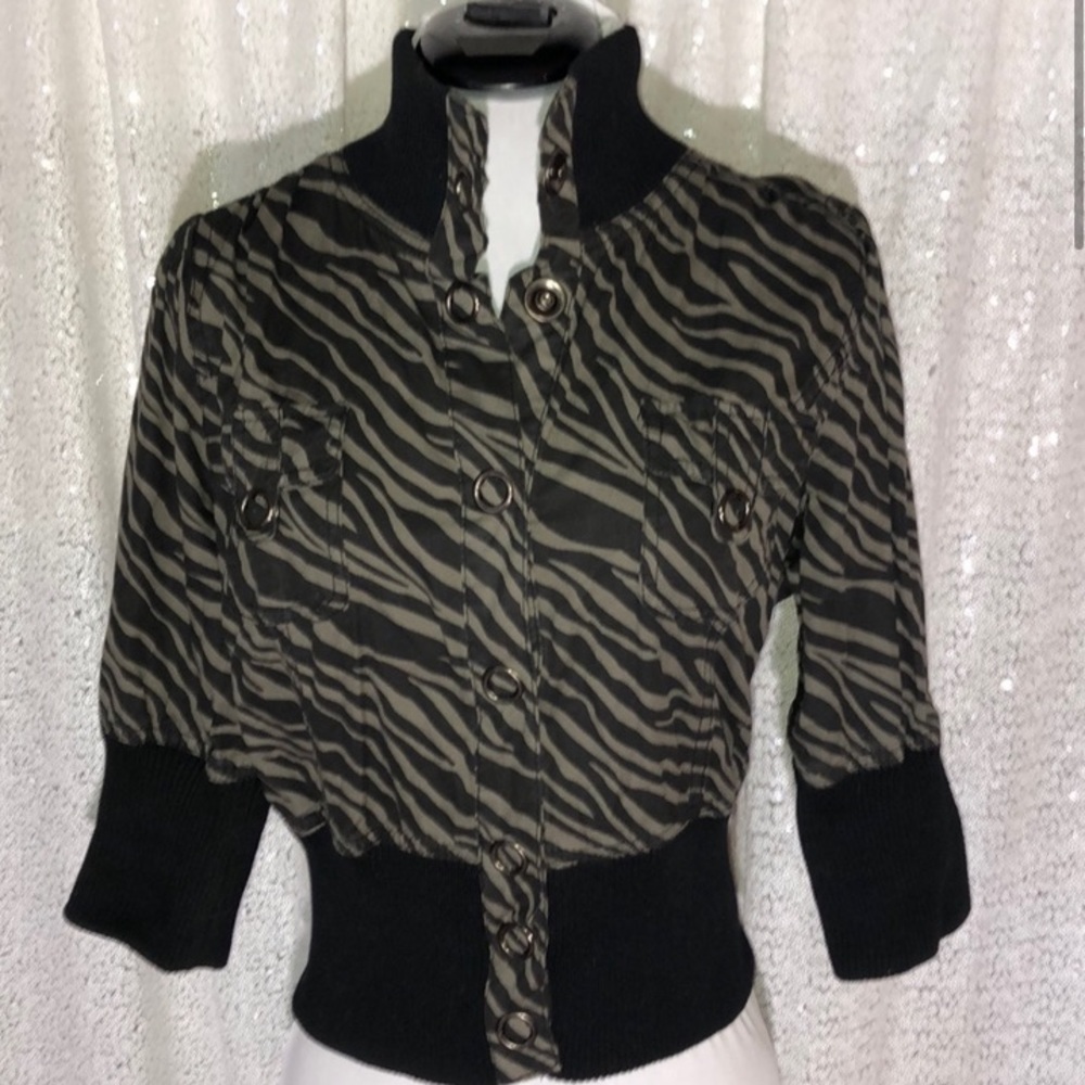 Forever 21 Zebra Jacket